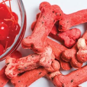 Activa 2lb Cherry Gourmet Dog Biscuits | Crunchy Dog Treats | (Medium, Cherry)