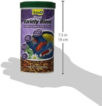 Tetra Pond 16455 Variety Blend Food, 5.29-Ounce, 1-Liter