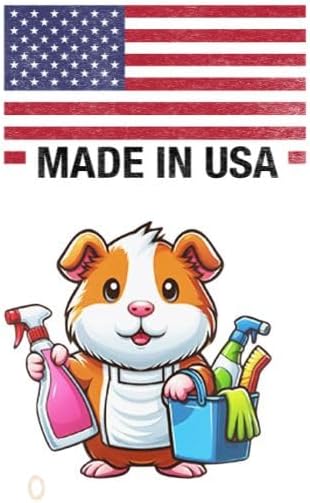 32oz Guinea Pig Cage Cleaner & Deodorizer Spray - Safe & Effective Odor Eliminator for Small Animal Cages - Non-Toxic & Pet Safe Friendly Formula - Made in the USA