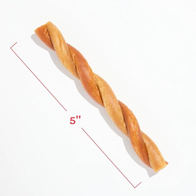 DreamBone CollaYUMS Twists Plus Collagen Chews for Dogs, 20 Count, Treat Your Dog to Rawhide-Free Chews Made with Chicken, Vegetables and Peanut Butter