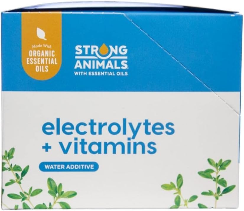 Electrolytes & Vitamins Rehydration for Backyard Flocks containing Thyme Essential Oils (30 Servings)