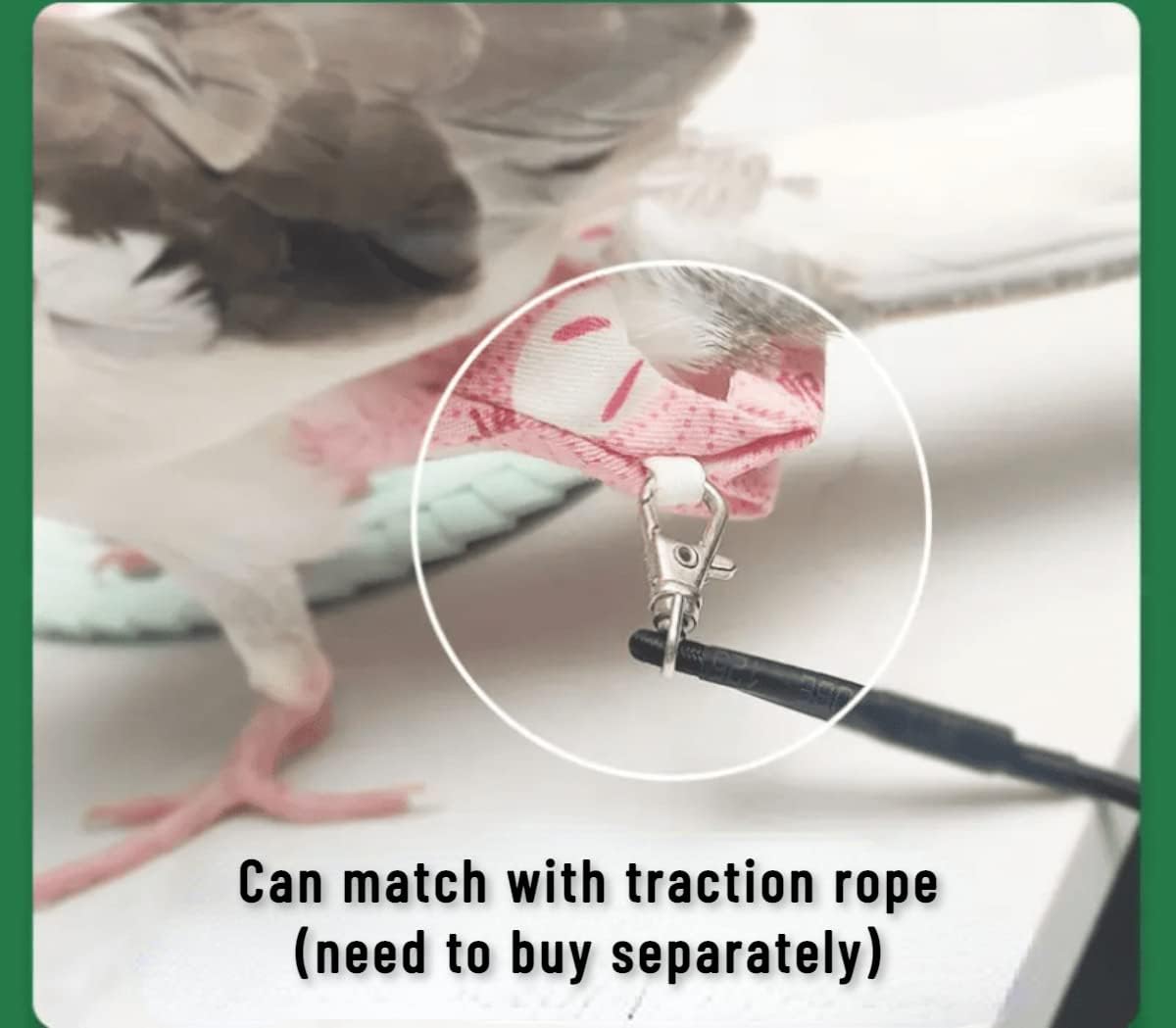 Bird Flight Suits Diapers for Monk Parakeets, Conures, Lovebirds, Cockatiels Flight Suits, Parrot Clothes, Bird Training Nappy Suit Liners Clothes (X-Small,Cyan)