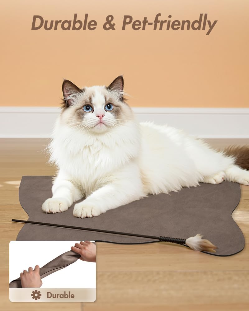 Absorbent Dog Food Mat-Dog Cat Mat for Food and Water Bowl, Quick Dry Pet Food Mat, No Stains Pet Feeding Pad, Cat Accessories Pet Supplies-Water Bowl Mat for Messy Drinkers