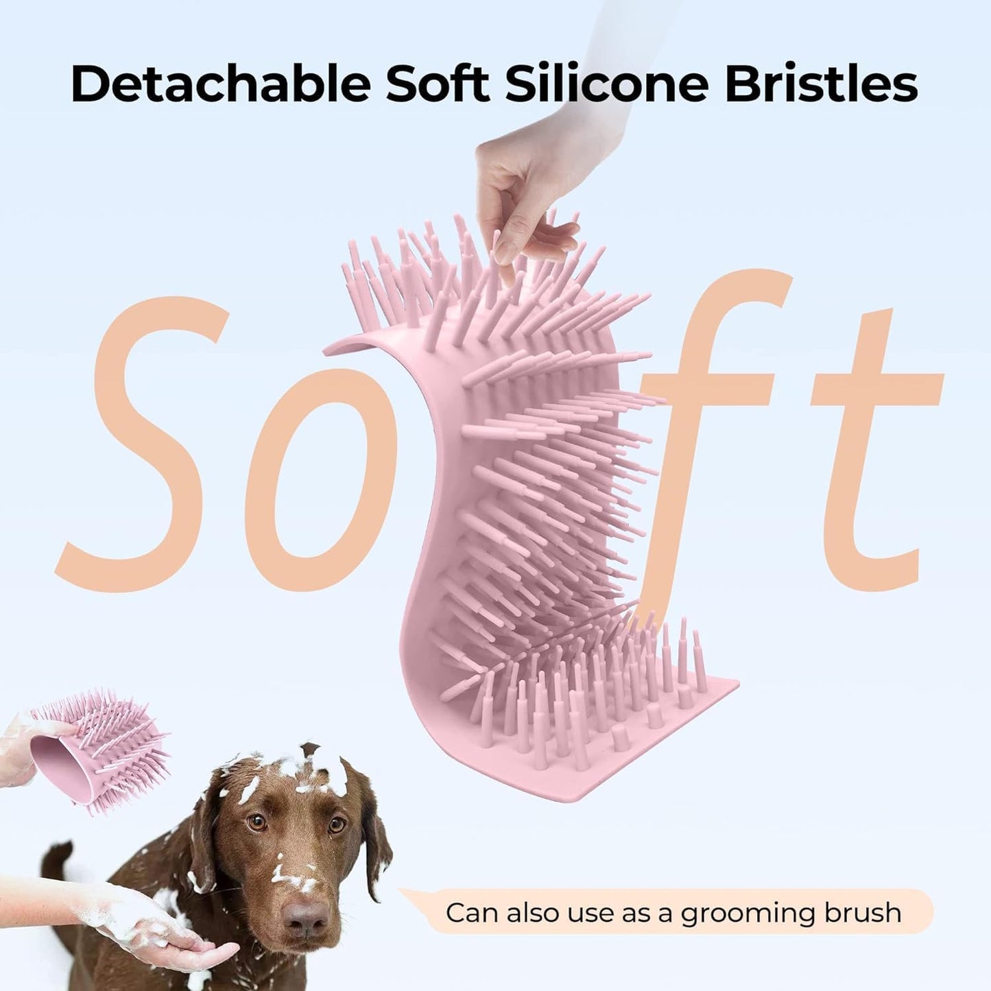 DOGNESS W01 Automatic Dog Paw Cleaner for Small to Medium Dogs (Pink)