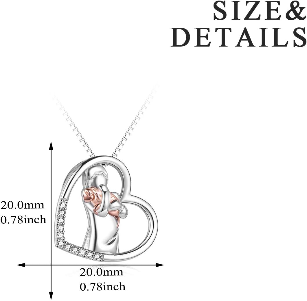 YFN Sterling Silver Keepsake Dog Pendant Necklace Dog Lover Memorial Gifts for Women