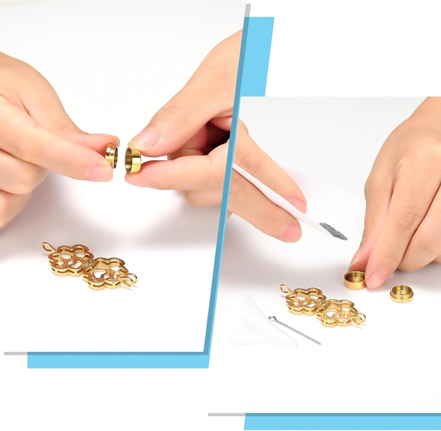 Oinsi Pet Cremation Jewelry For Ashes For Dog/Cat Paw Stainless Steel Memorial Locket Urn Necklace Inside Mini Case Keepsake Cremation Jewelry Women Men