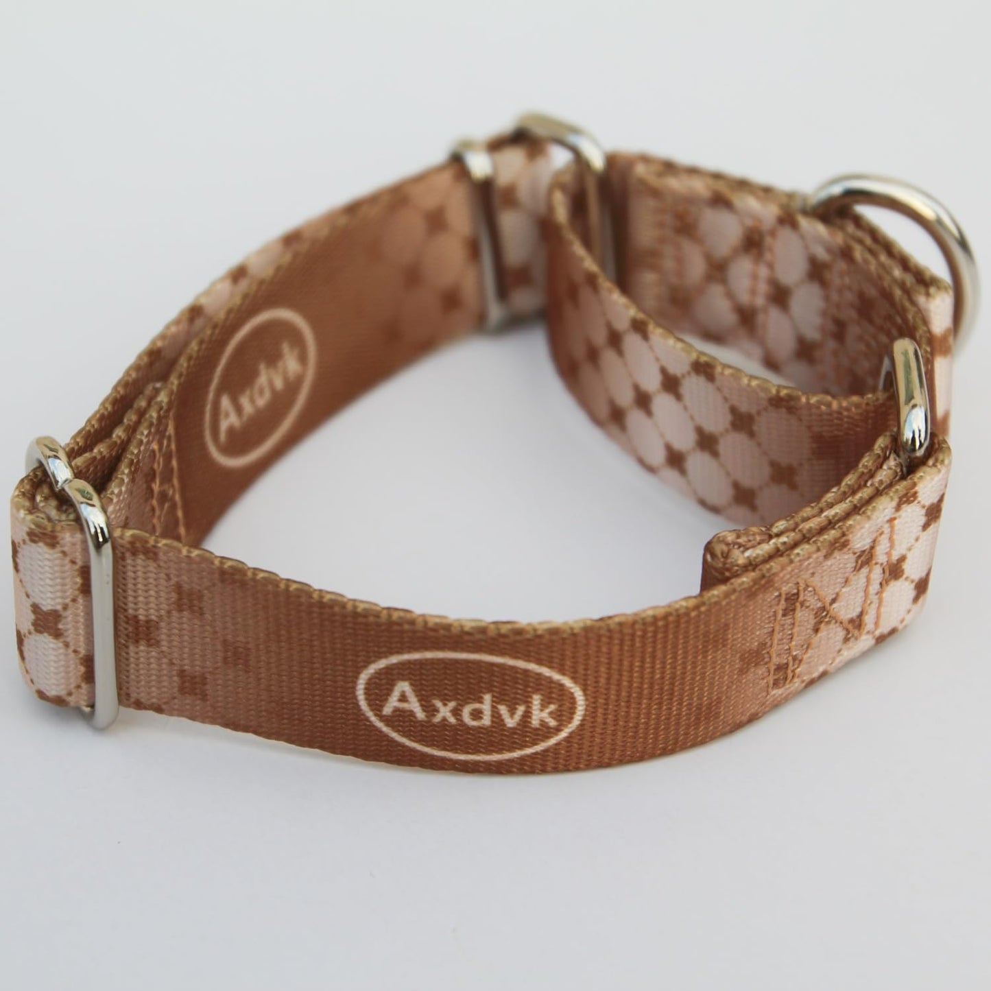 Martingale Dog Collar Colorful Gradient Fashionable - Anti-Escape Soft Durable Pets Collar for Walking Training Outdoor Daily Use -Small, Cowboy Brown