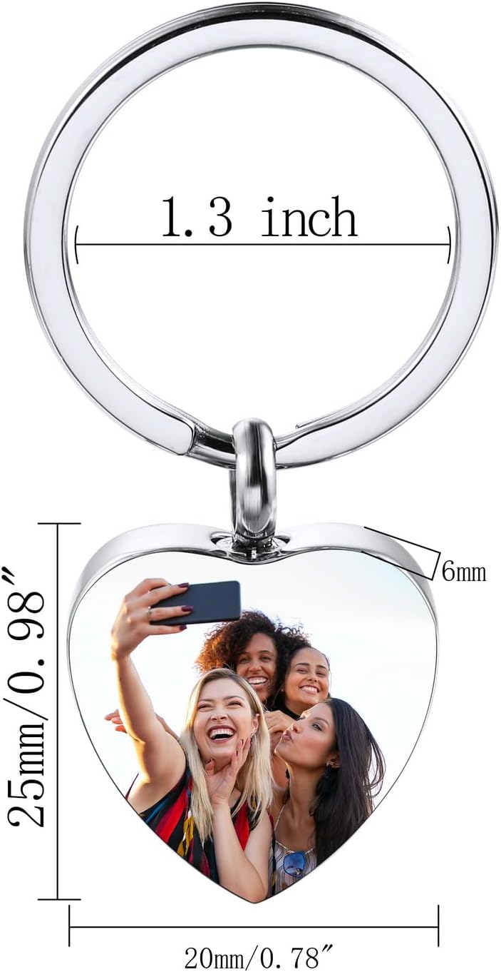 Personalized Cremation Urn Keychain for Pet Human Ashes Custom Photo/Name/Date Dog Cat Paw Print Pendant Stainless Steel Keyring Memorial Keepsake Keychain for Women Men (Style C1)