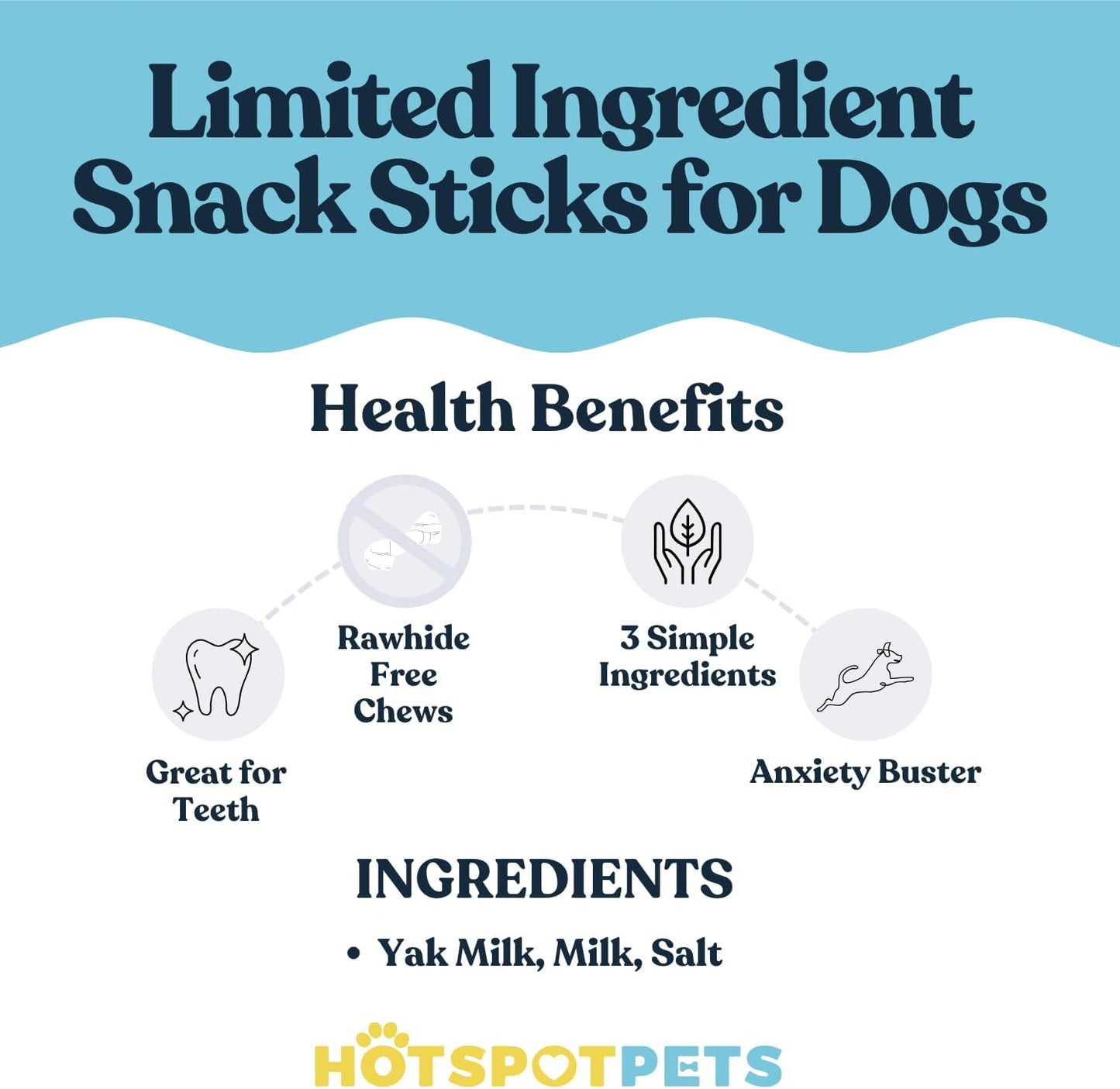 Himalayan Yak Chews for Dogs – (3 Pack Large) Long-Lasting Natural Dog Chew, Healthy & Safe Yak Cheese Treats for Aggressive Chewers, Small, Medium & Large Dogs - 100% No Rawhide, High Protein