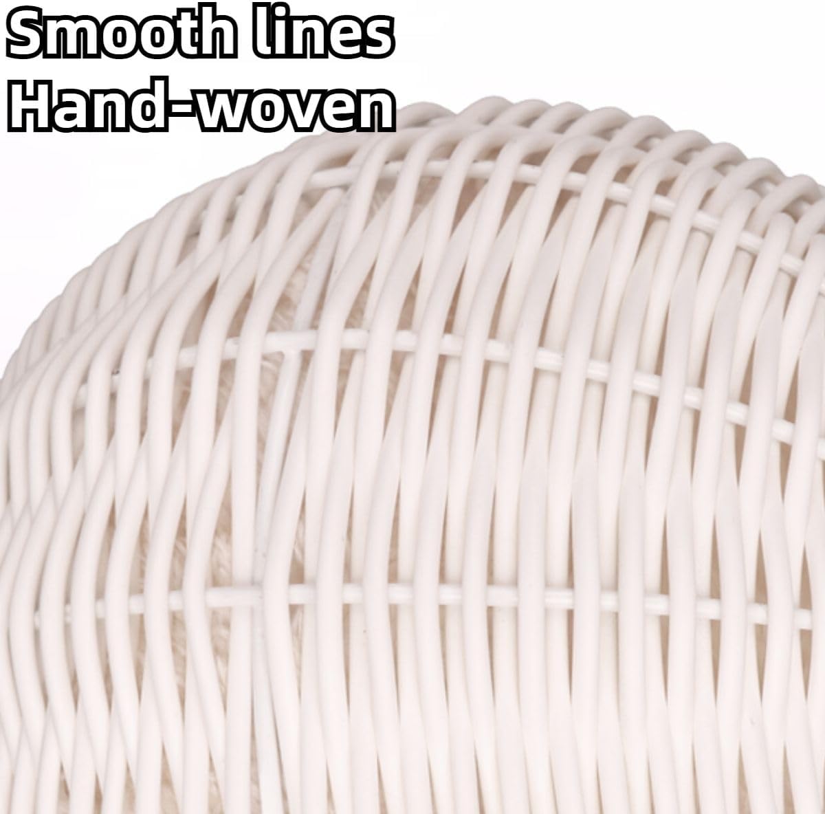 Sugar Glider Woven Spherical Nest for All Seasons Small Animal Bed Nest Hanging Hammock Bed Comfortable Fit Squirrel Sugar Glider Gerbil Rat Hamster Bird Parrot (White)