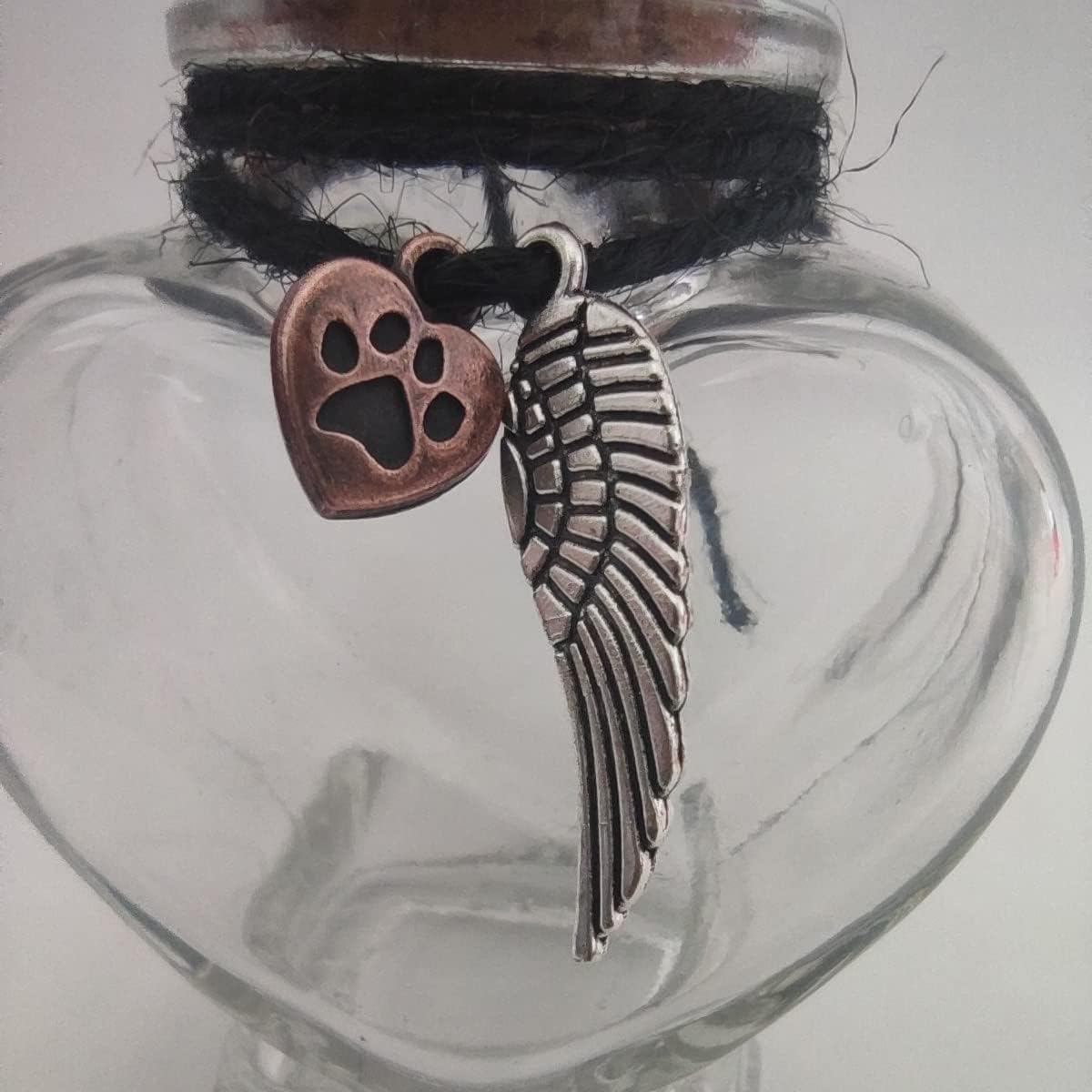 Fight Club memorial bottle for pet hair,Pet fur memorial fur keepsake,dog cat keepsake fur, pet memorial urn (dog*2)