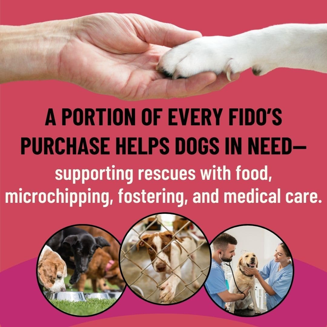 Fido's Digestion Bone Broth for Dogs - Grass-Fed Beef Bone Broth Powder & Organic Herbs - Supports Digestion & Gut Health - Dog Food Topper for Dry Food - 60 Scoops