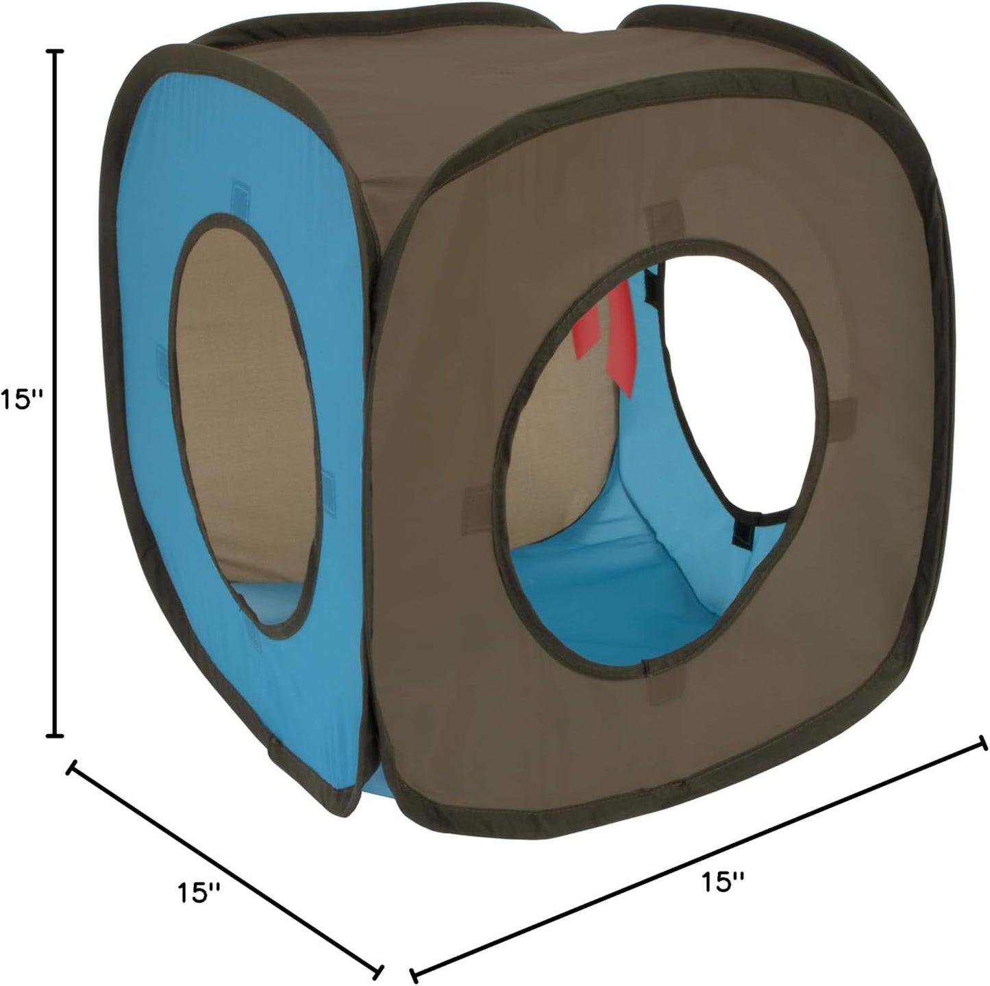 Kitty City Pop Open Rolling Cat Cube, Tunnel, Litter Box