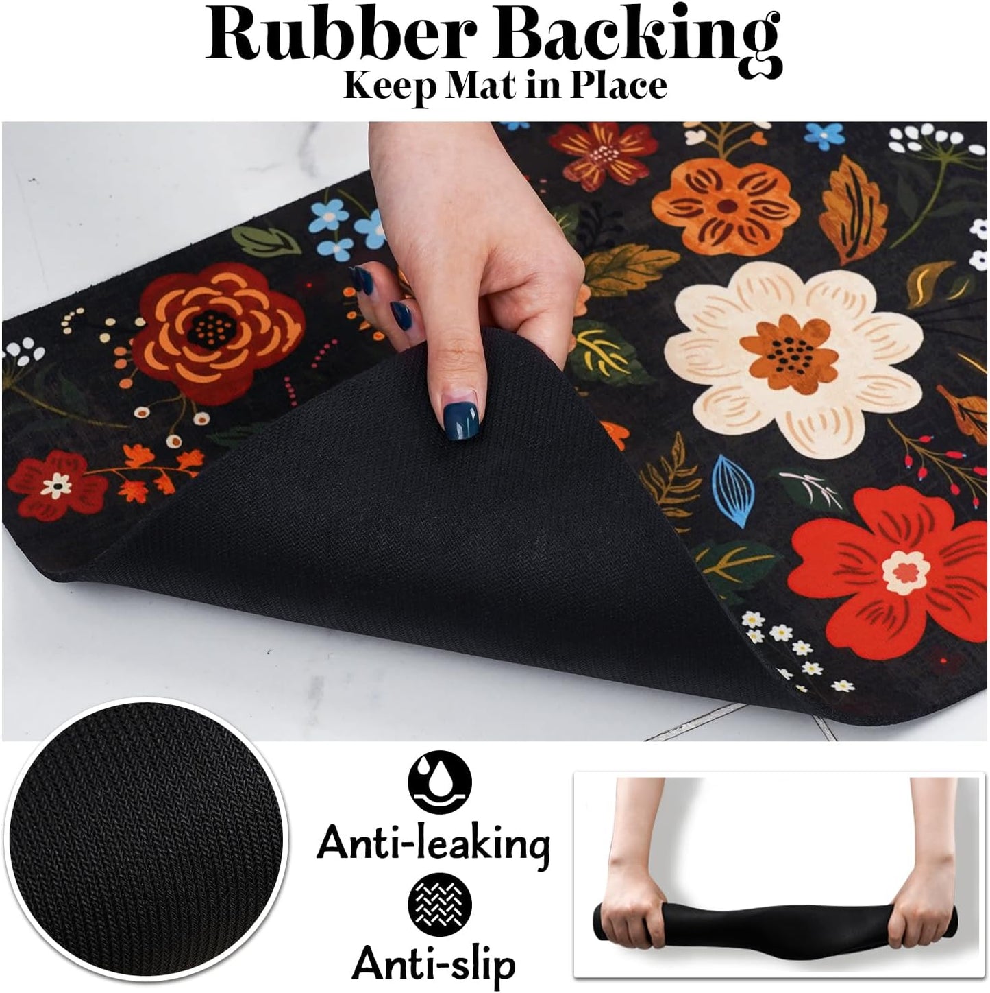 Eco-Friendly Pet Supplies: 16"x24" Absorbent Quick Dry Floor Mat for Dog & Cat Food and Water, Dispenser Mat