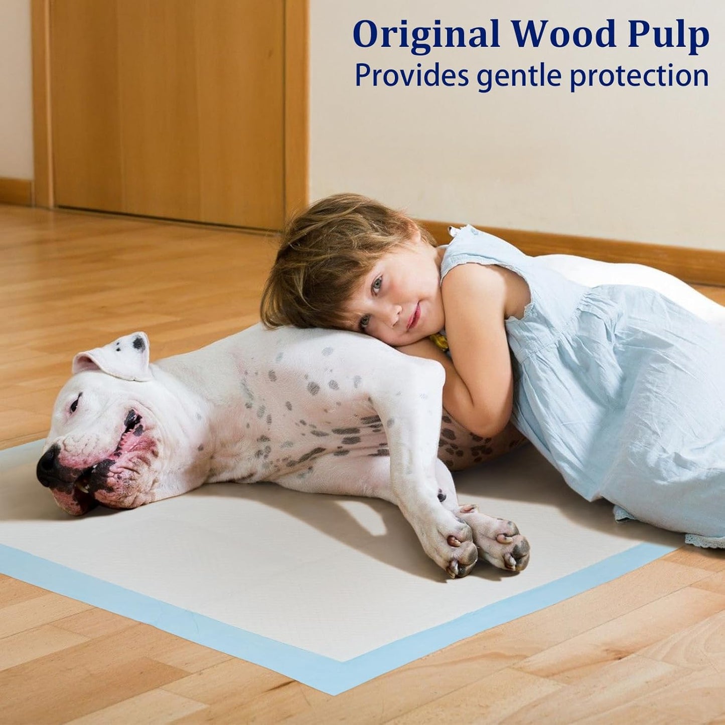 Ownpets XXXXL Puppy Training Pad 47"x31" 20 Count, Extra Large Giant Dog Pee Pads, Leak-Proof 6-Layer Pet Potty Training Pads Pee Pads with Quick-Dry Surface for Puppies, Cats, Rabbits