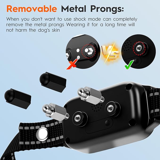 3 Dog Shock Collar with Remote,4200FT Dog Training Collar with Battery Display, 4 Trainning Modes,Rechargeable Electric Dog Collar for Small Medium Large Dogs (15-120Lbs) with Flash Light