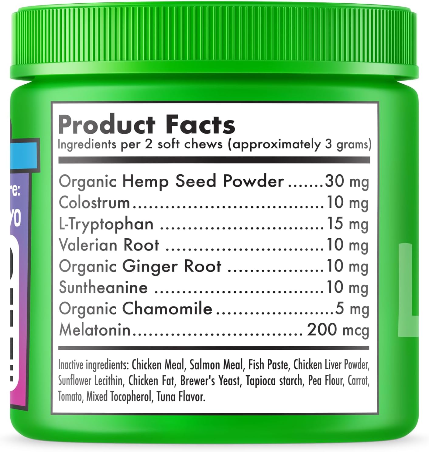 Cat Calming Treats Natural Anxiety Relief for Indoor Cats Stress & Travel Storm Separation Support Helps with Vet Visits, Grooming & Loud Noises Soothing Behavior Aid 100 Yummy Chews