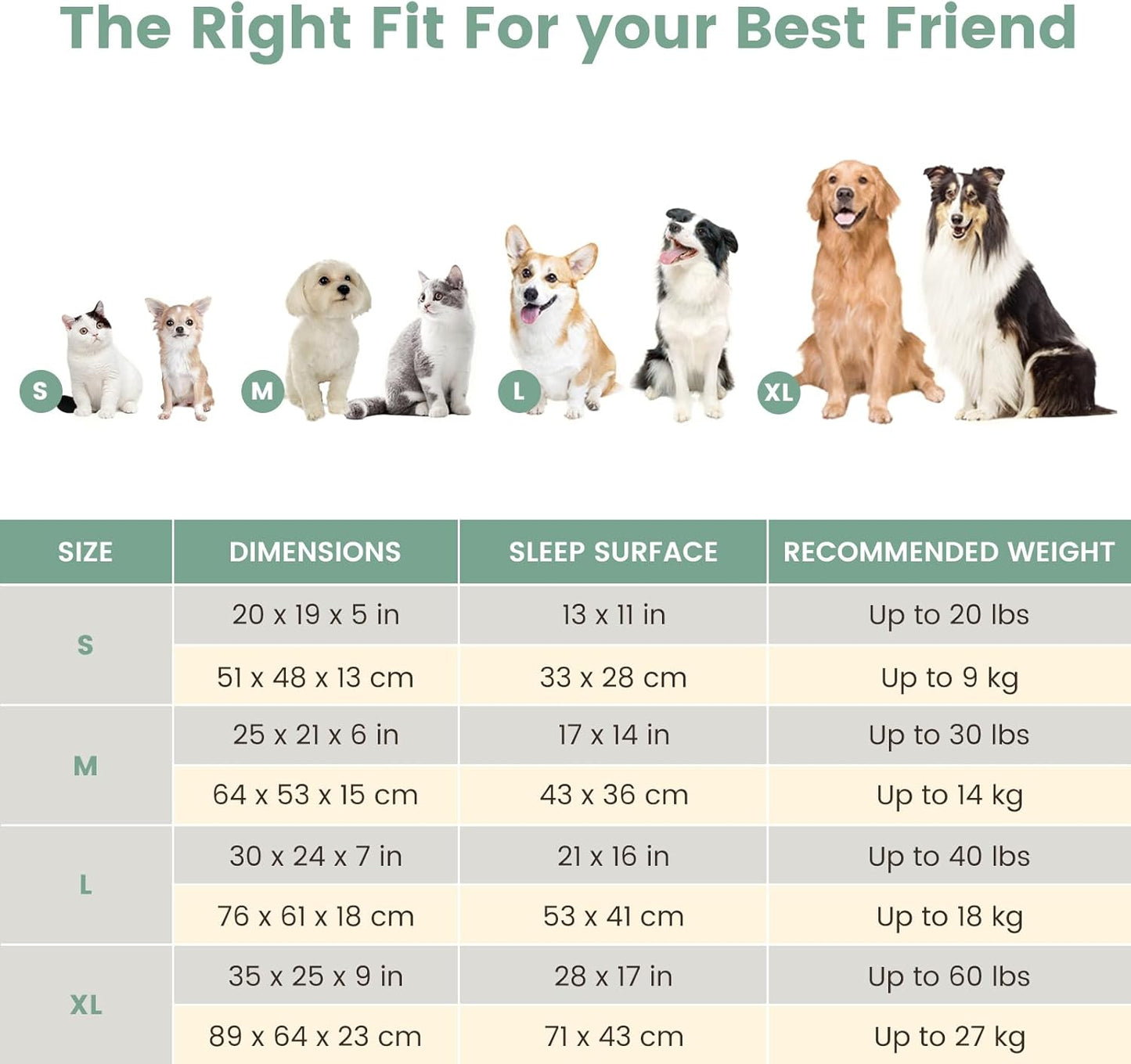 Miguel Faux Linen Dog Bed with Removable Cushion Pillow for Medium Small Dogs, Washable Pet Bed with Side Easy to Wash Puppy Bed, Rectangle Cat Bed for Indoor Cat with Anti-Slip Bottom, Green 35 Inch