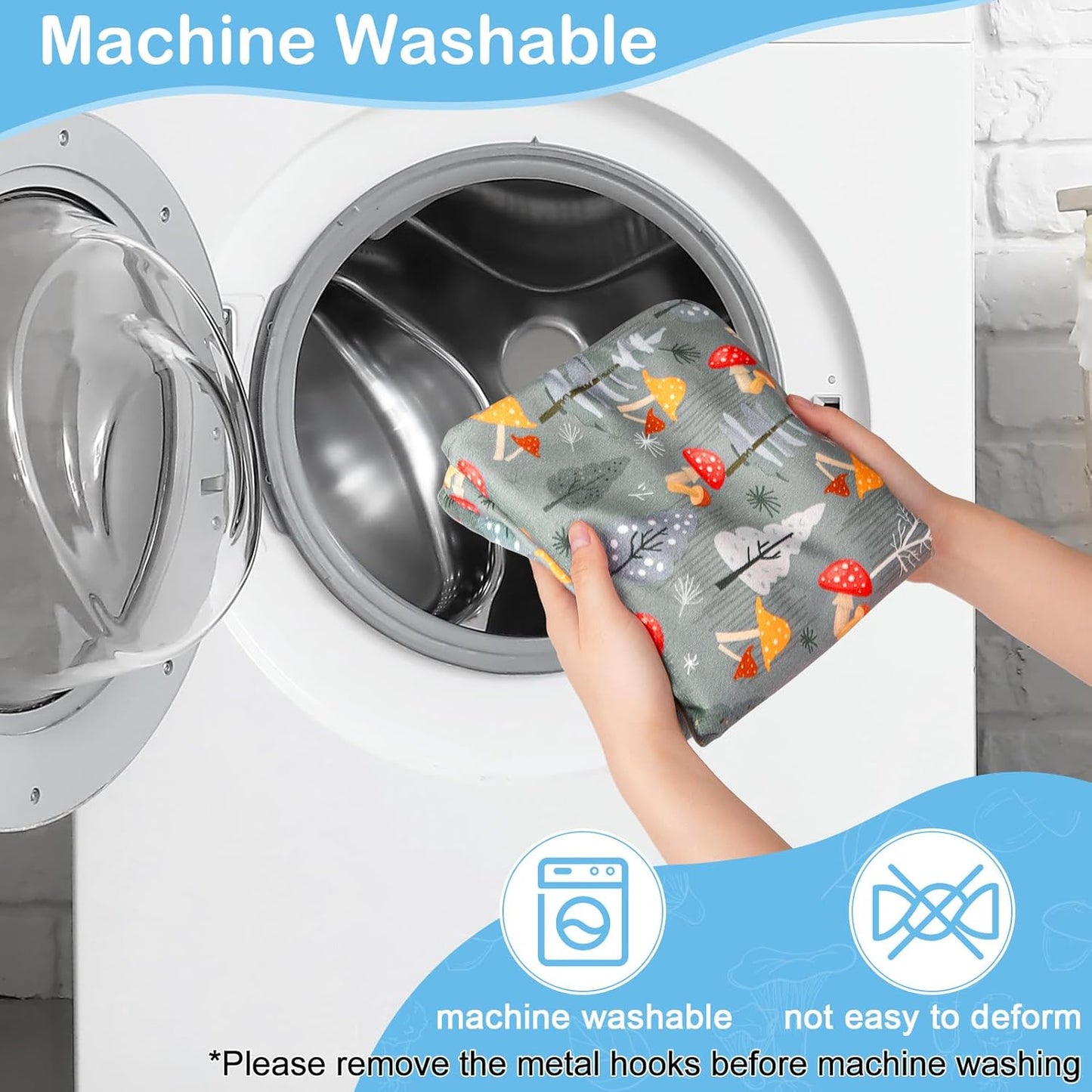 Bienbee 2 Pcs Ferret Rat Hammock Set for Cage Washable Guinea Pig Hideout Bed Soft Small Animal Hammock Tunnel Toys Ferret Cage Accessories for Hedgehog Sugar Glider Squirrel Hamster, Grey Mushroom