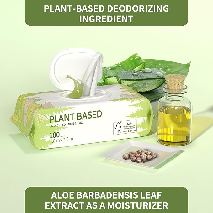 400 Unscented Dog Wipes for Paws and Butt Plant Based Hypoallergenic Pets Cleansing & Deodorizing Anal Gland Hygienic Puppy Wipes for Dogs Face and Body Cat Wipes Cleaning Fur Doggie Wipes Doggy Wipes