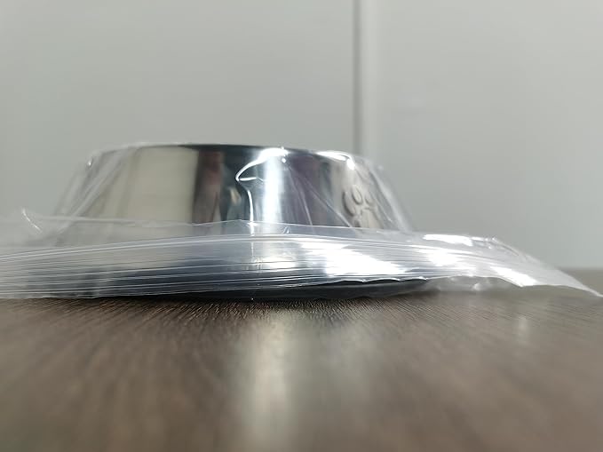 YUDANSI 2 Stainless Steel Dog Bowls, Dog Feeding Dishes, Doggie Plate Food Bowls with Rubber Base, Medium and Large Pet Feeder for Food and Water (L-28.8oz)