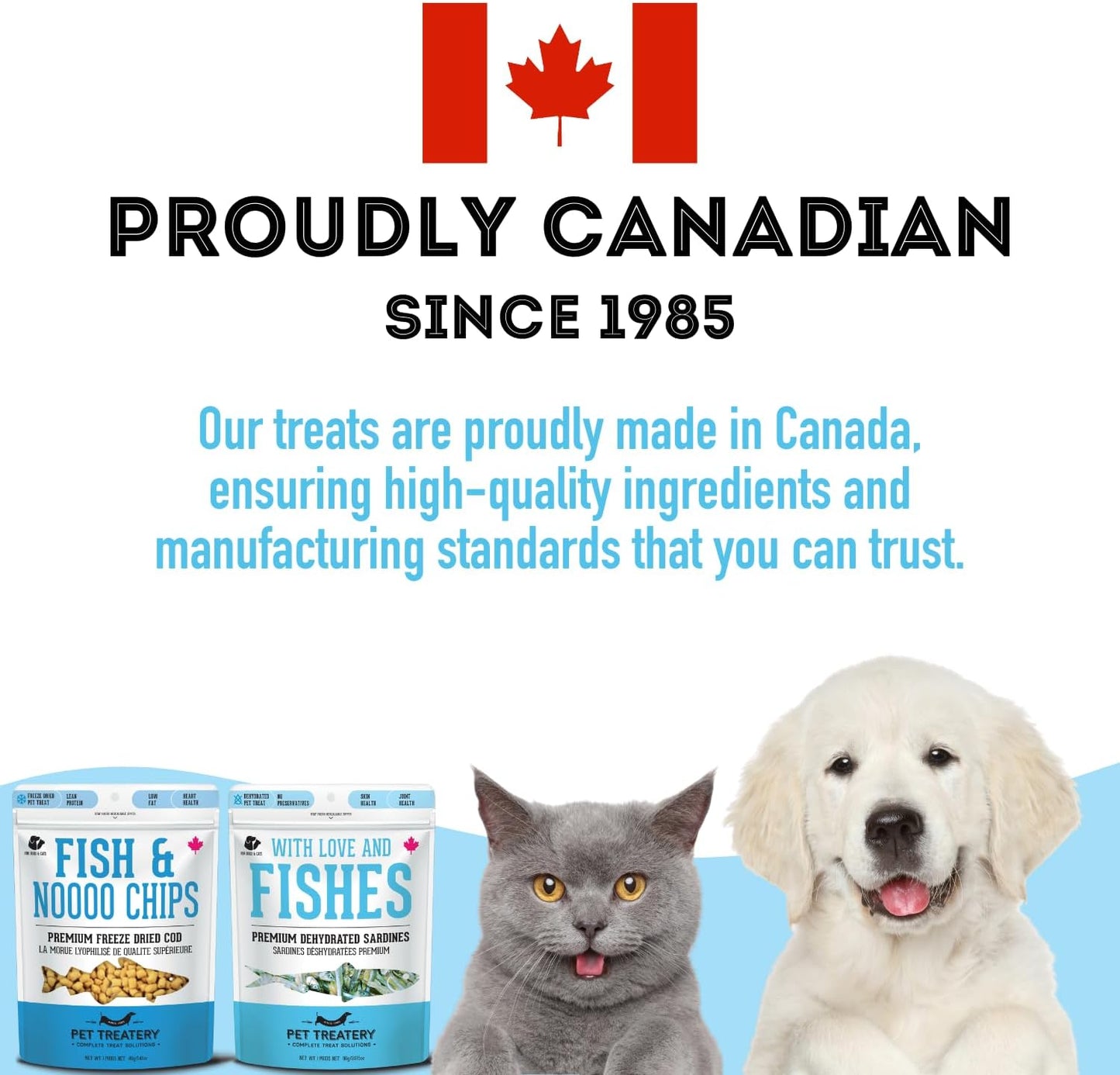 Dehydrated Cod Skin & Sardines for Dogs & Sardines for Cats (4.59 oz, Pack of 2) - Dehydrated Single Ingredient Dog Treats - Natural Dog Treats, Grain Free