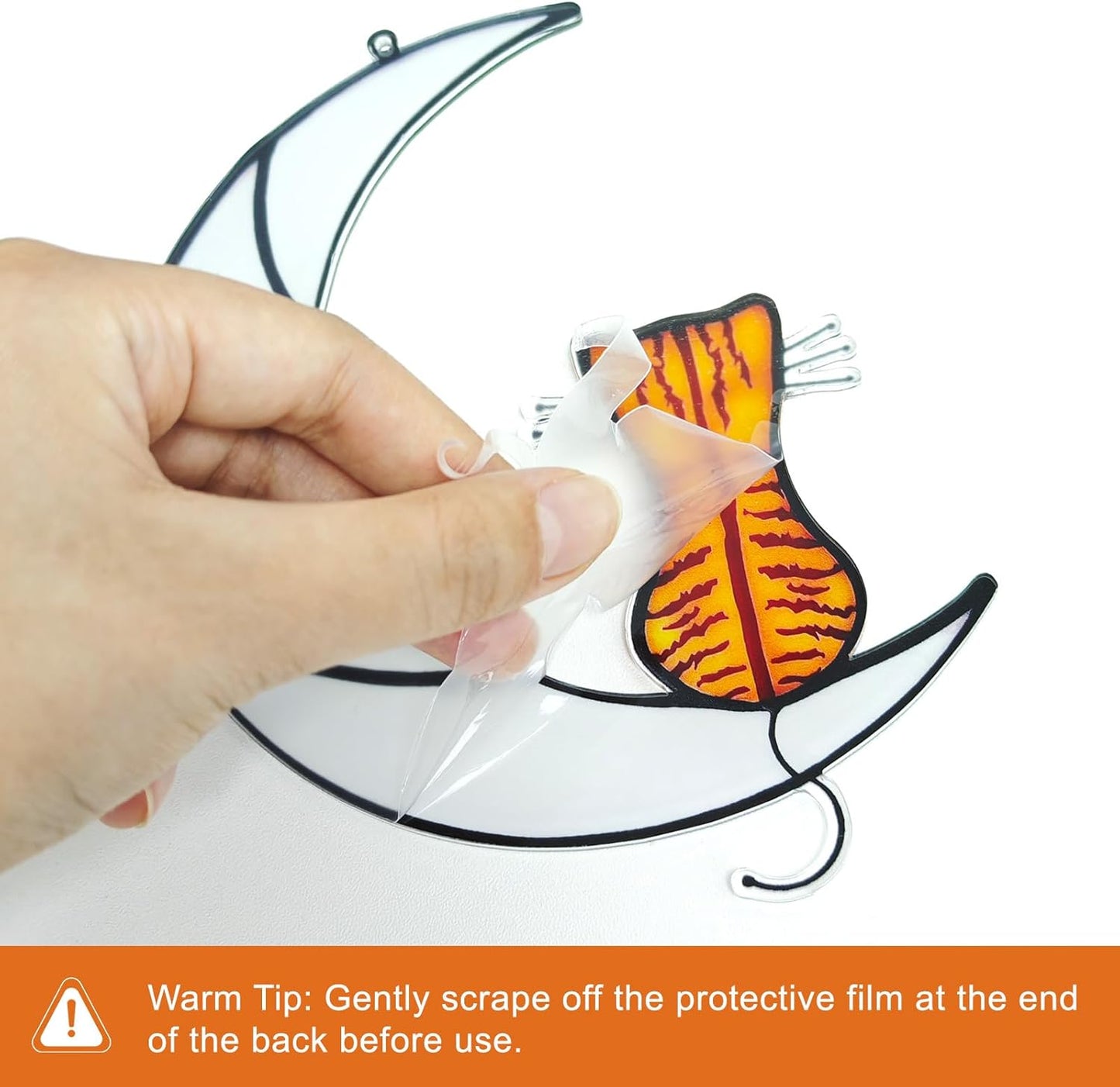 Cat Memorial Suncatcher for Window, Personalized Pet Loss Gift for Cat Lovers, Sympathy Memorial Ornament to Honor Departed Cats, Modern Sun Catcher Decor for Remembrance Pet Owners