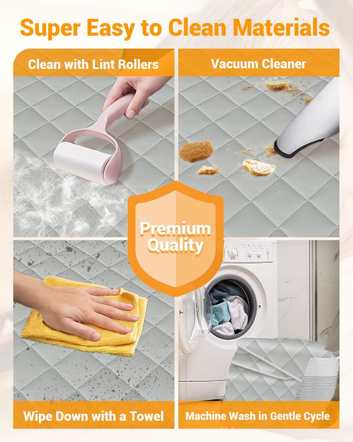 Victoper Dog Car Seat Cover, Heavy Durable Dog Seat Cover for Back Seat, 100% Waterproof Scratch Proof Nonslip Dog Hammock for Car with Side Flap, Pet Back Seat Covers Large 60" W x 64" L