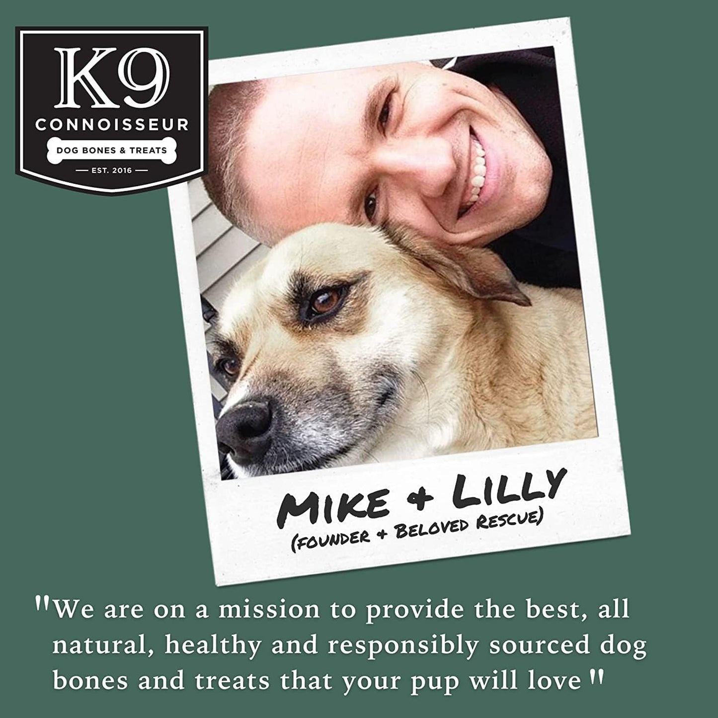 K9 Connoisseur Single Ingredient Dog Bones Made in USA for Small and Medium Breed Dogs Who Struggle with Boredom Natural Meaty Beef Knee Cap Bone Chew Treats Best for K9s Up to 50 Pounds - 24 Pack