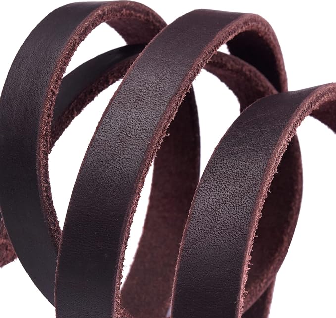 Genuine Leather Dog Leash - Heavy Duty Dog Training Leashes for Large Breed Dogs and Medium Dogs - 4FT / 5FT / 5.6FT Long with Color Black and Brown
