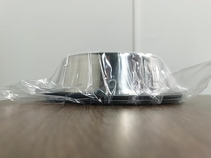 YUDANSI 2 Stainless Steel Dog Bowls, Puppy Cat Feeding Bowls, Shallow Cat Dish with Rubber Base, Mini and Small Pet Feeder Food Water Plate (XS-6oz)