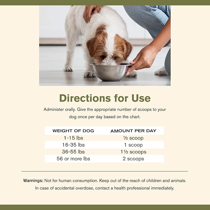 Super20 Canine Supplement Organic Ingredients Multi-Benefit Supplement, Ashwagandha, Help w/Canine Well-Being, Heart, Joint, Vision, Antioxidant Support by Katherine Heigl (30 scoops)