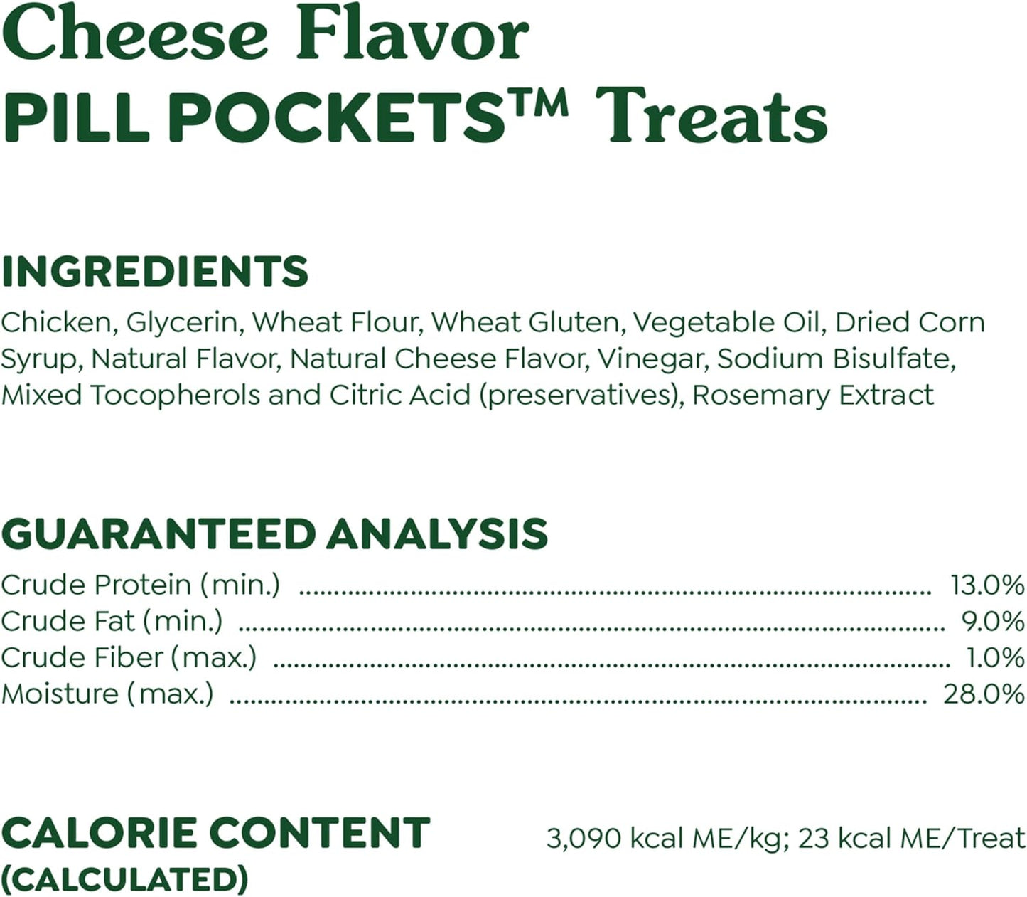Greenies Pill Pockets for Dogs Large Size, Soft Dog Treats, Cheese Flavor, 7.9 oz. Pouch (30 Treats)