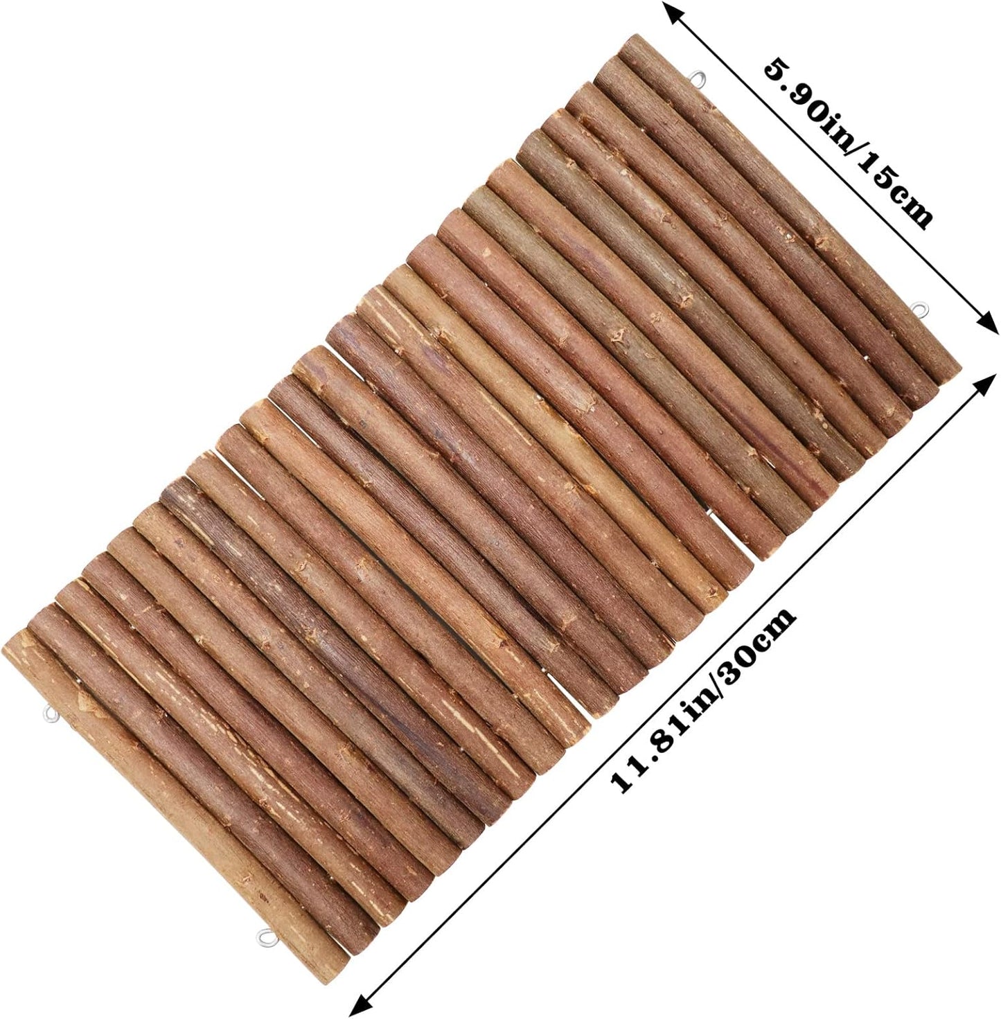 Hermit Crab Climbing Toys, Wooden Hermit Crab Hideout, Reptile Tank Habitat Decor, Bendable Ladder Bridge Tunnel Toys for Lizard Chameleon Hamster Rats Chinchilla Guinea Pig Rabbit Bearded Dragon