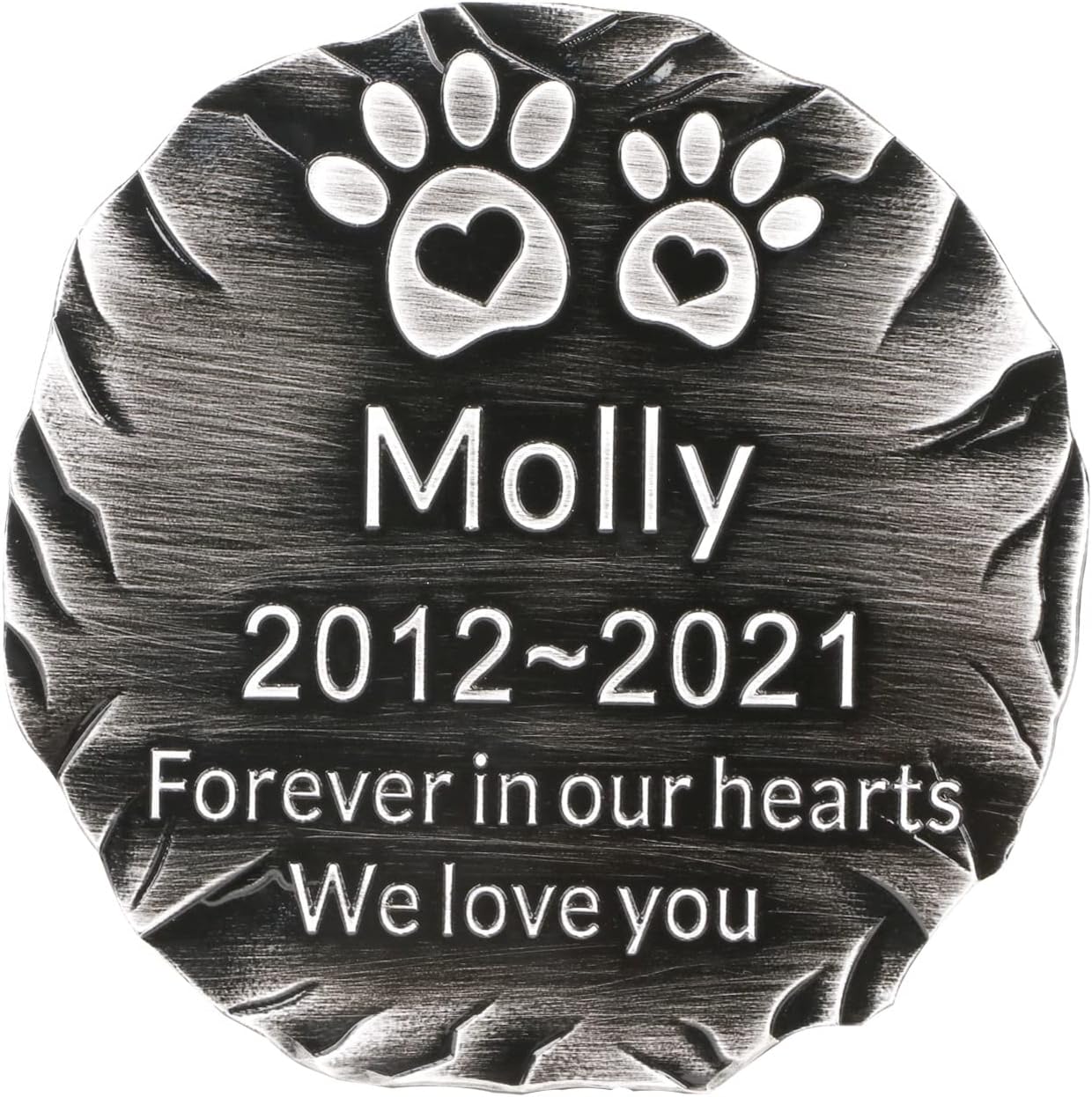 Pet Memorial Stone Cat Dog Pet Memorial Personalized Pet Grave Markers Customized Pet Grave Markers with Pet Name are a Sympathy Gift for The Loss of a Pet (Acrylic)