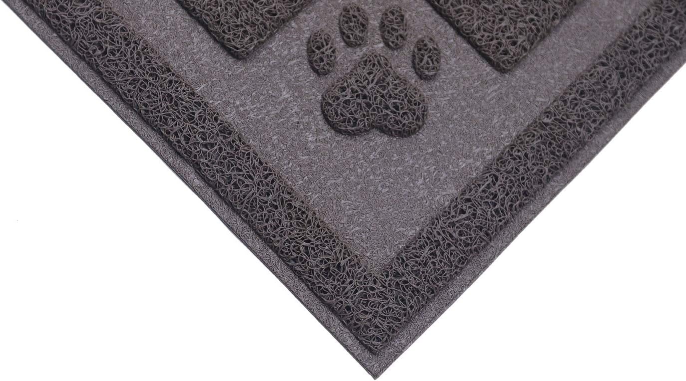 Darkyazi Pet Feeding Mat Large for Dogs and Cats,24"×36" Flexible and Easy to Clean Feeding Mat,Best for Non Slip Waterproof Feeding Mat (Coffee)