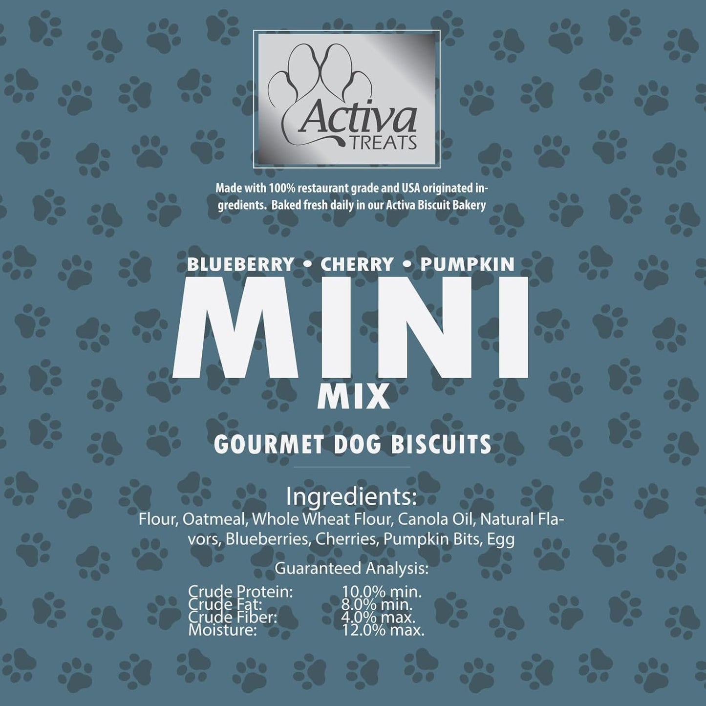 Activa Gourmet Dog Biscuits (Mini, 3 Flavor Mix)