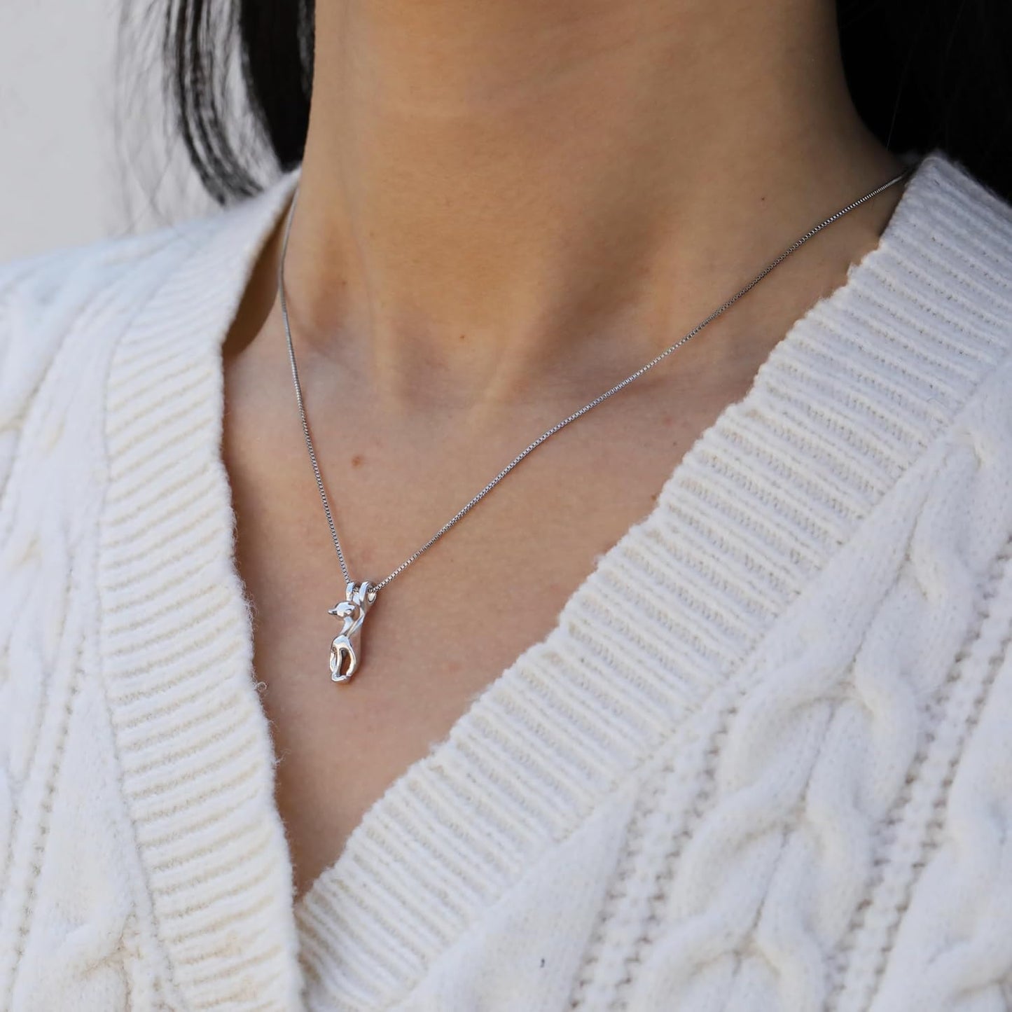 Baydurcan Pendant Necklace for Women Evil Eye Ankh Bow Necklace for Friends Sister Birthday Just Because Christmas Gifts