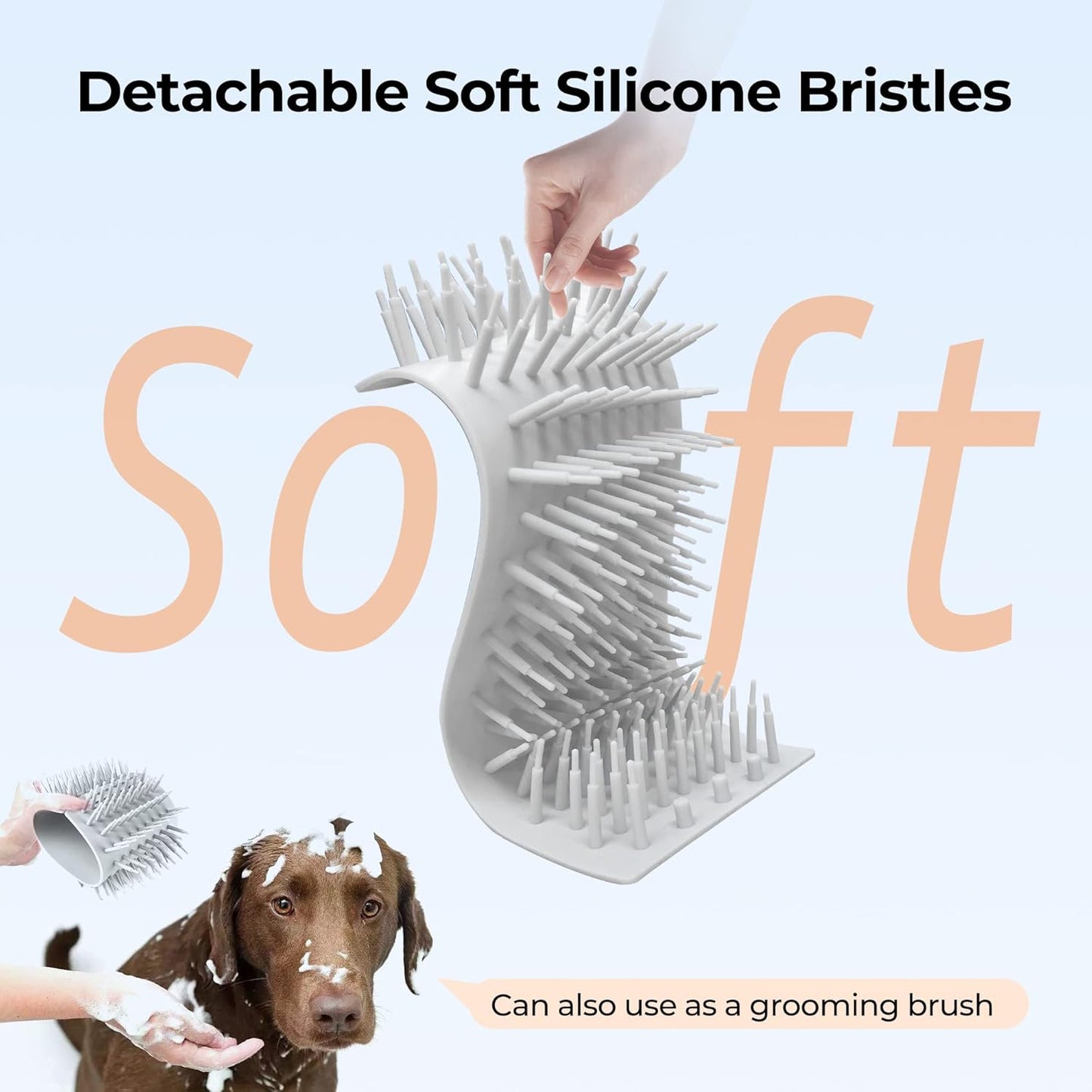 DOGNESS W01 Automatic Dog Paw Cleaner for Small to Medium Dogs (White)