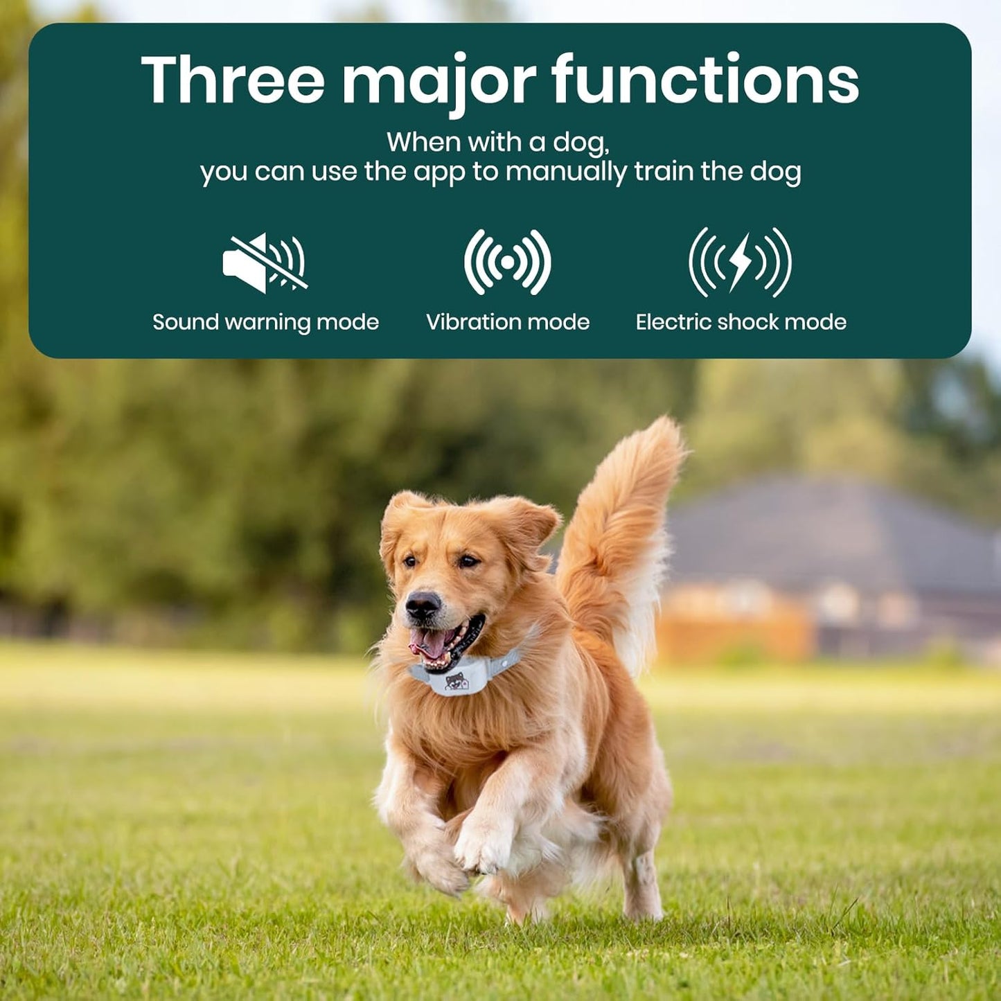 GPS Dog Collar with Wireless Electronic Boundary & Training – No Subscription Needed,Smart Waterproof trainable Fence, App-Controlled Safe Zone, Outdoor Fence for Pets System