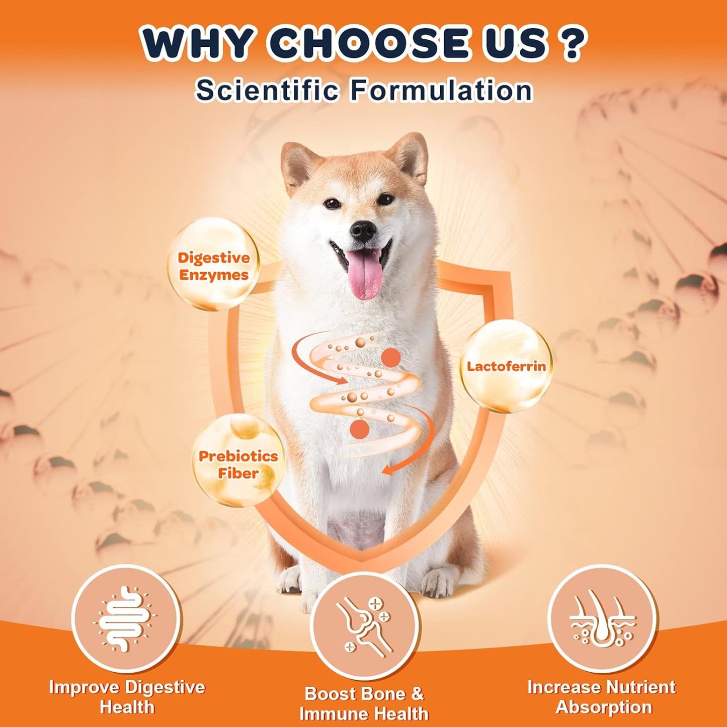 NATURE TARGET Glucosamine Joint Supplement for Dogs, Chondroitin, Omega-3, MSM, Hemp, Turmeric for Pain Relief, Dog Joint Supplement with Calcium for Bone Health, 120 Chicken Flavored Crunchy Chews