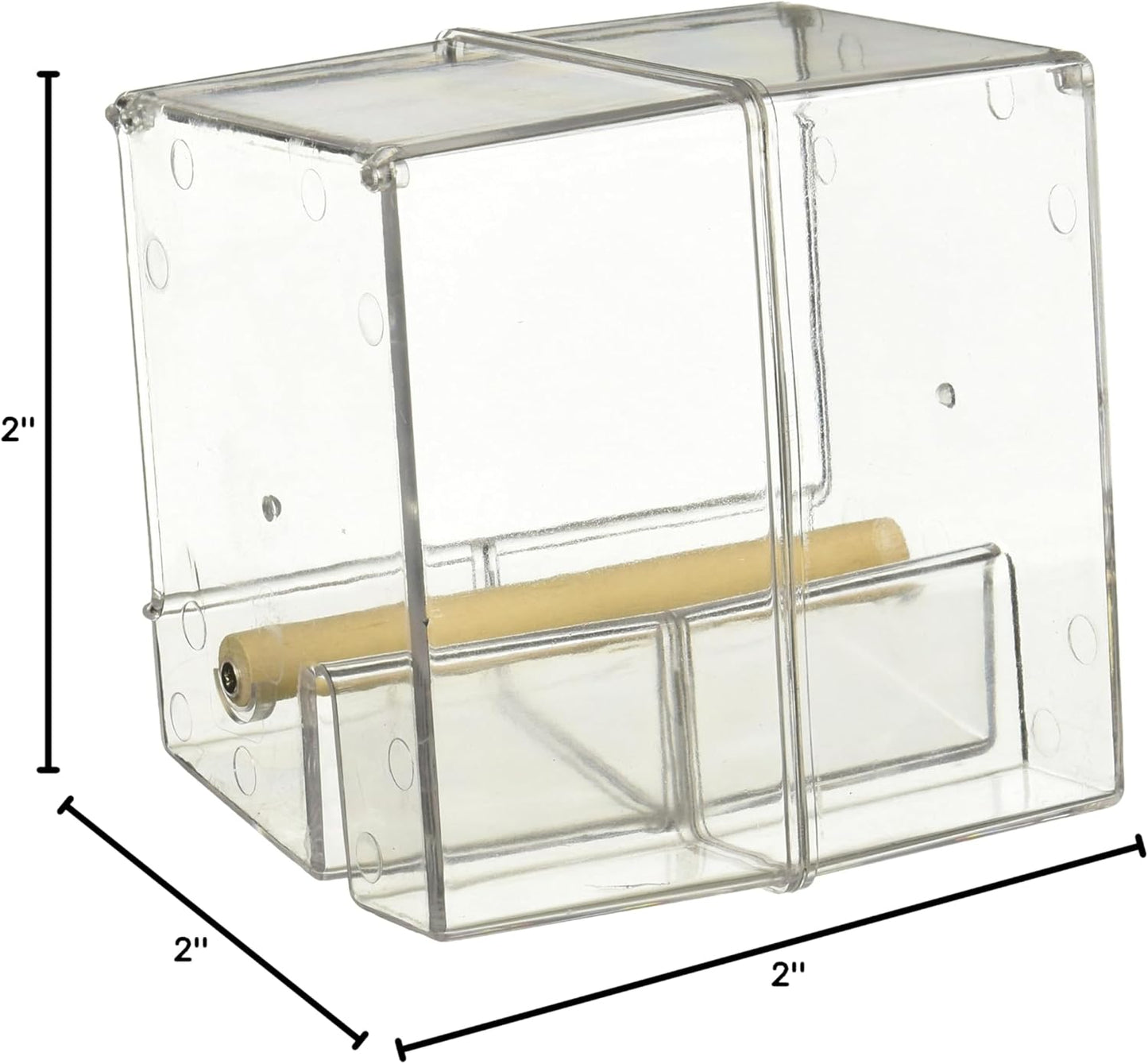 Featherland Paradise Creative Foraging Systems Seed Corral No Mess Pet Feeder, Keeps Cage Cleaner