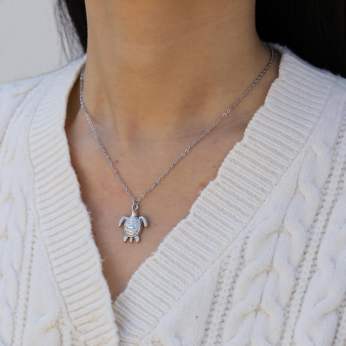 Baydurcan Pendant Necklace for Women Evil Eye Ankh Bow Necklace for Friends Sister Birthday Just Because Christmas Gifts