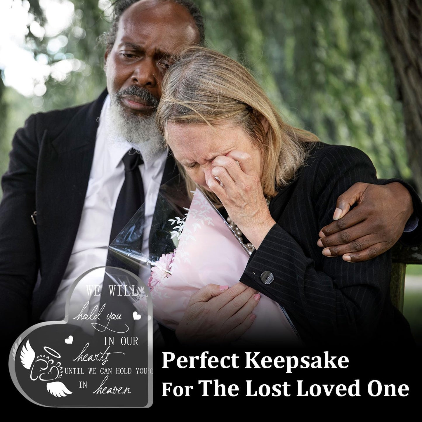 Miscarriage Gifts for Mom, Miscarriage Acrylic Keepsake for Loss Infant Baby, Pregnancy Loss Gifts, Loss of Baby Memorial Home Decorations, Sympathy Gifts for Parents