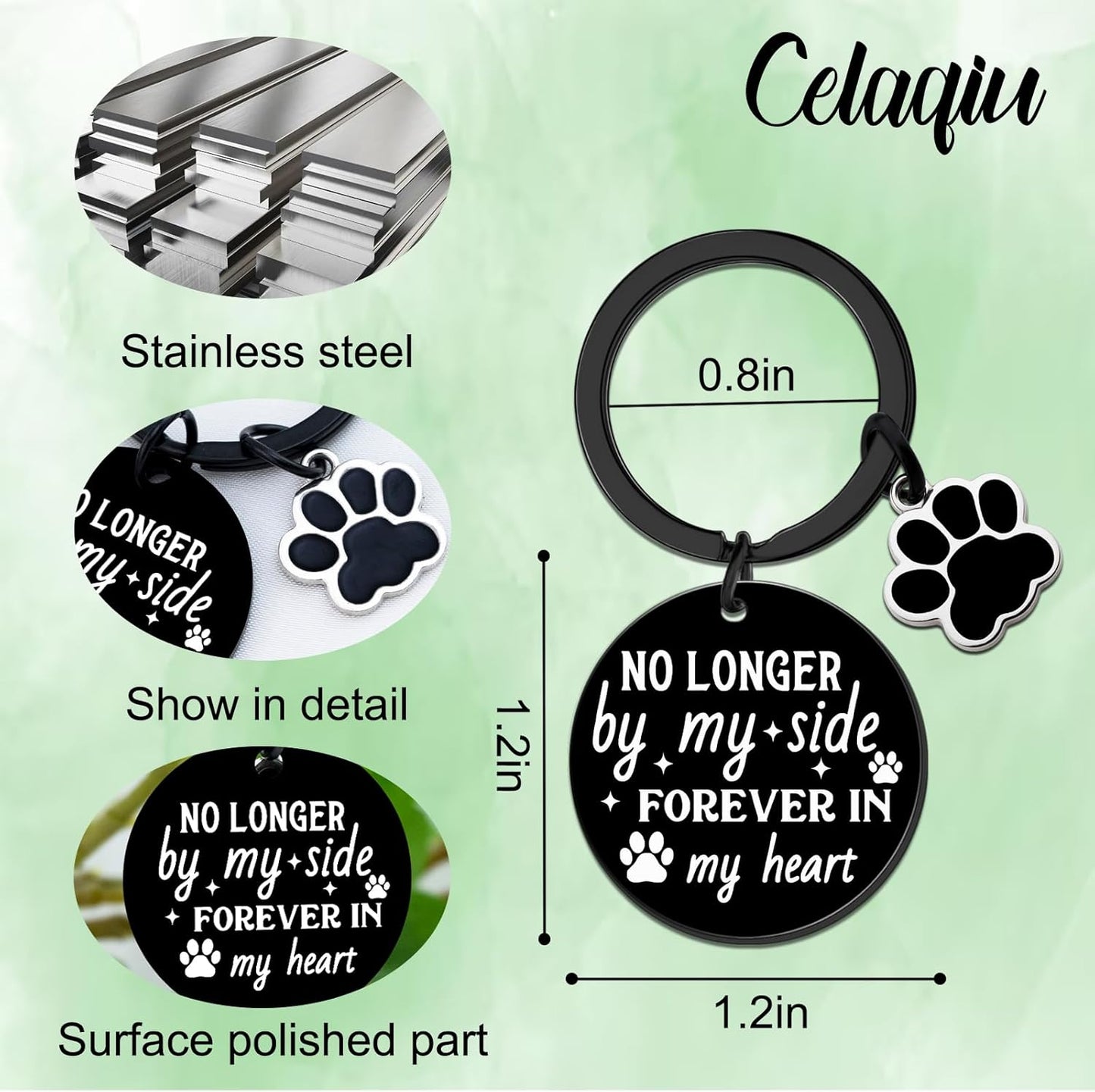 Pet Memorial Gifts for Loss of Dog Cat Pet Memorial Keychain Sympathy Gifts for Dog Passing Away Gift Remembrance Gift for Pets Lovers Friends