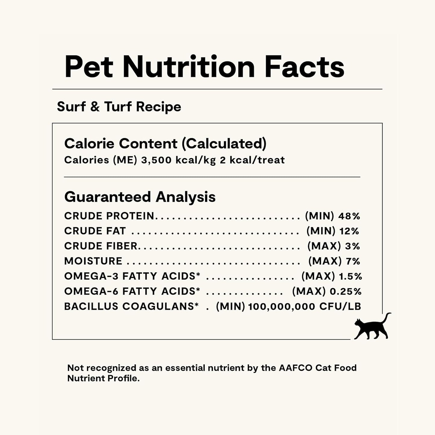 Open Farm, Kitty Cubes, Freeze Dried Raw Cat Treats, Grain-Free, High-Protein Cat Treat with Probiotics, Omega Fatty Acids & Superfoods, Surf & Turf Recipe, 1.5oz Bag