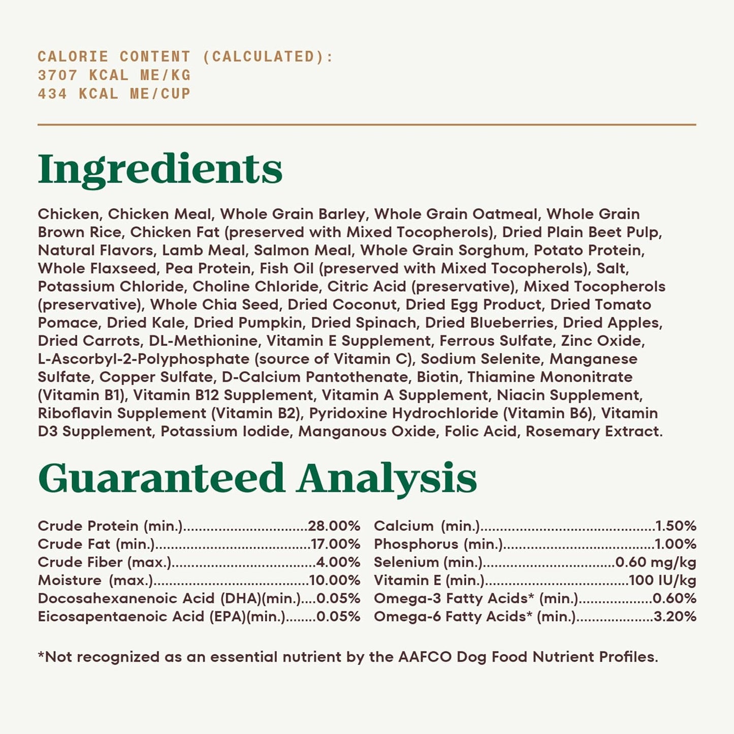 Nutro Ultra High Protein Dry Puppy Food, Trio of Proteins from Chicken, Lamb and Salmon, 22 lb Bag