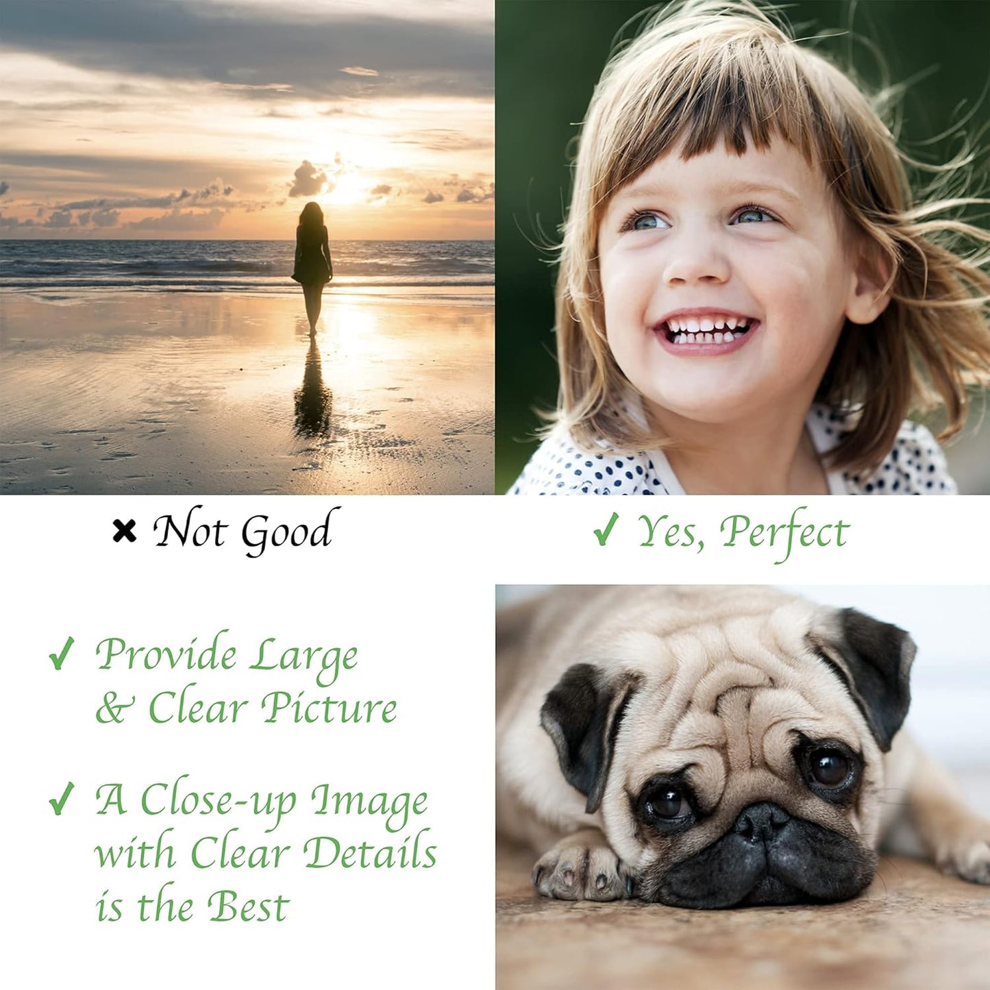 Pet Portrait & Name Necklace - Customized Photo Engraved Memorial Necklace for Cat Dog Animal Lover, Dog Mom - Birthday Gift