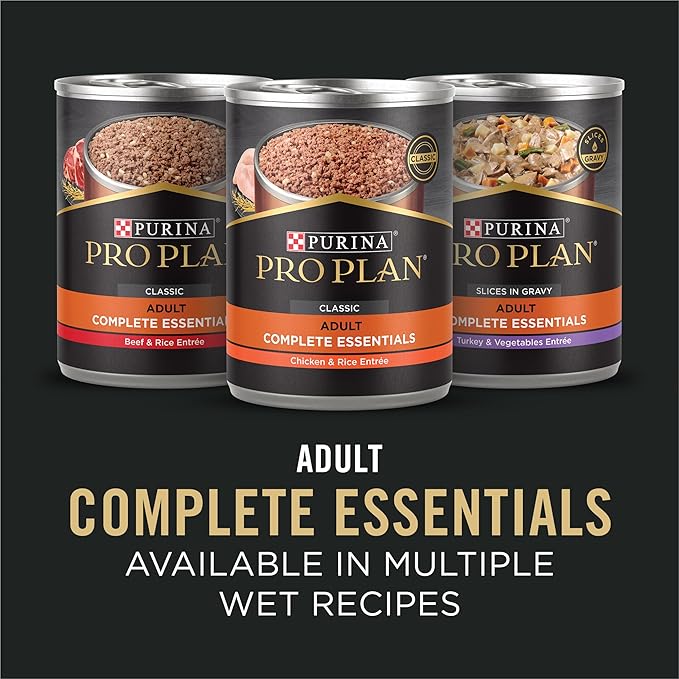 Purina Pro Plan Complete Essentials Shredded Blend Lamb and Rice High Protein Dog Food with Probiotics for Dogs - 15 lb. Bag