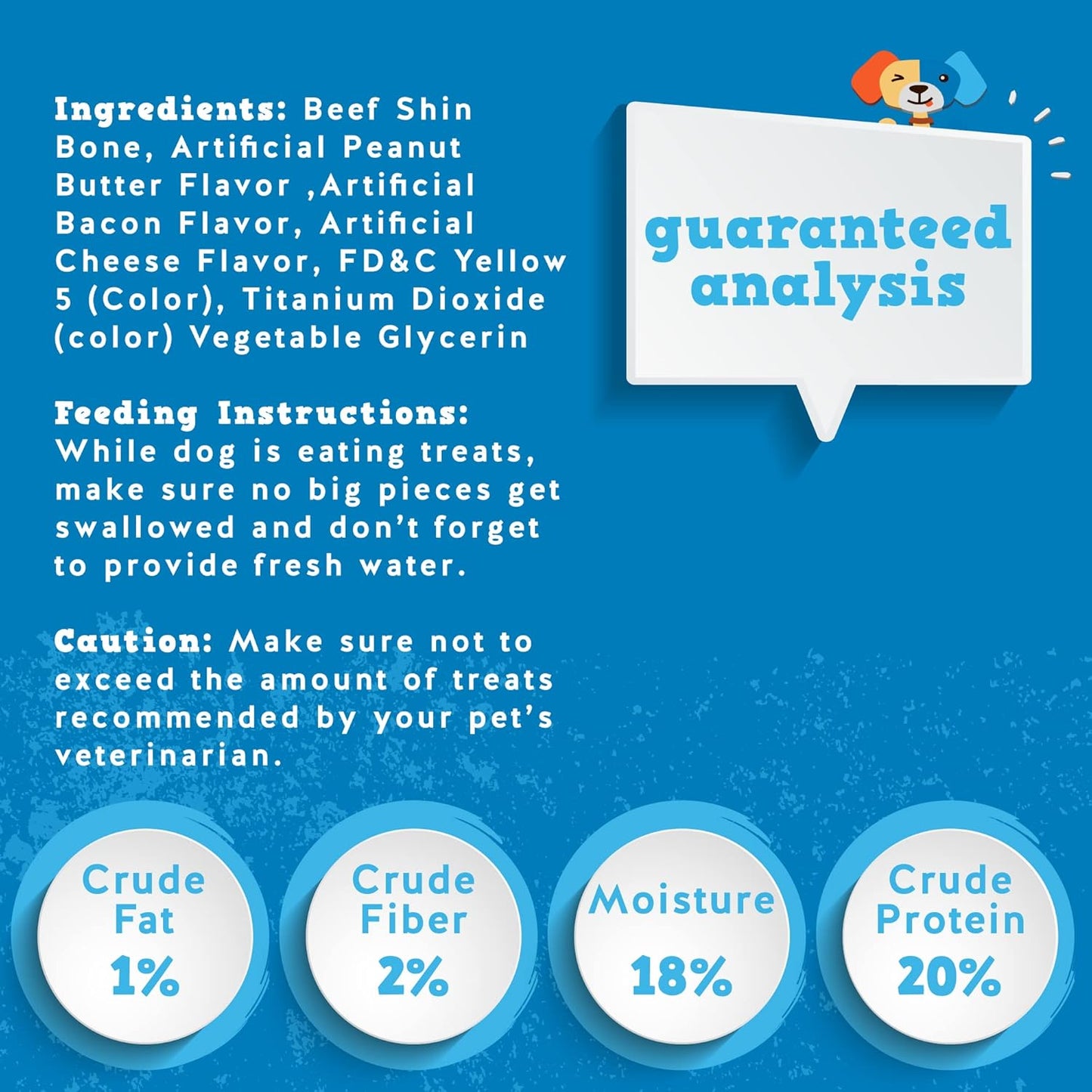 Jack&Pup 3-4" Filled Dog Bones for Small and Large Dogs, Flavored Shin Dog Bones Long Lasting, Stuffed Bone for Dogs, High Protein, Variety Pack - Bully Stick, Bacon&Cheese, Peanut Butter - 3 Pack